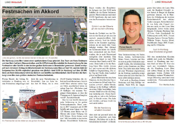 Festmachen im Akkord