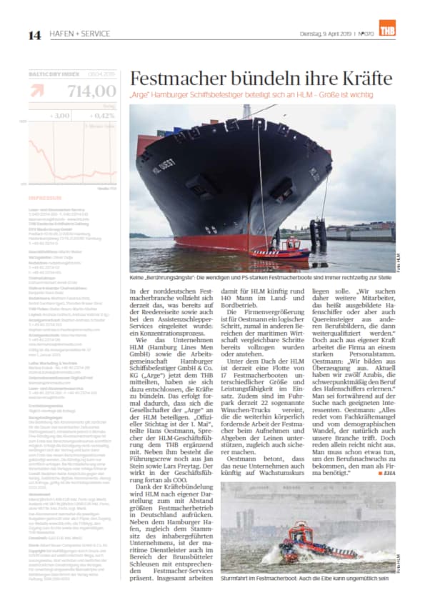 Festmacher bündeln ihre Kräfte