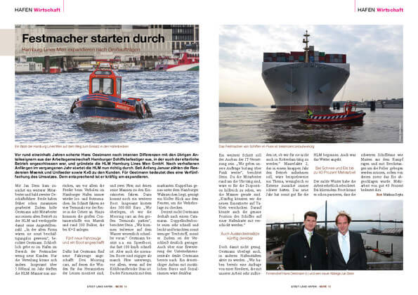 Festmacher starten durch