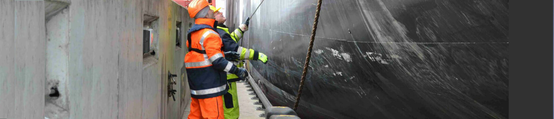 Festmacher an der Kai